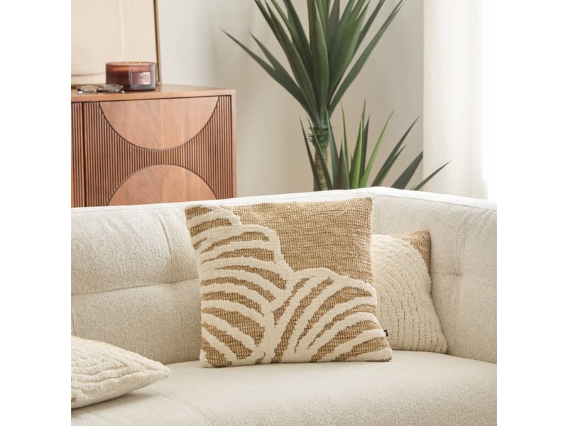  Coussin loomia carré 40x40cm fleur LOOMIA - Conforama B
