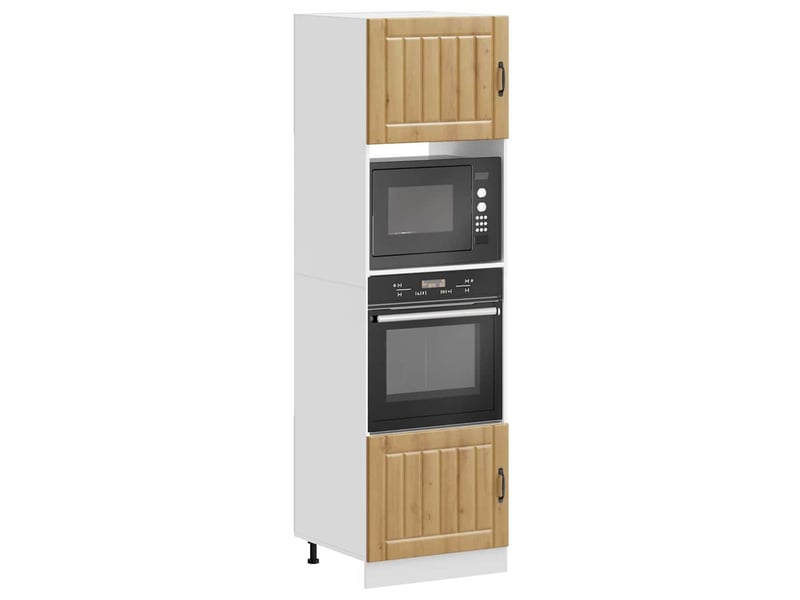  Meuble de rangement, armoires de four lucca chêne artisanal bois d'ingénierie  - Conforama B