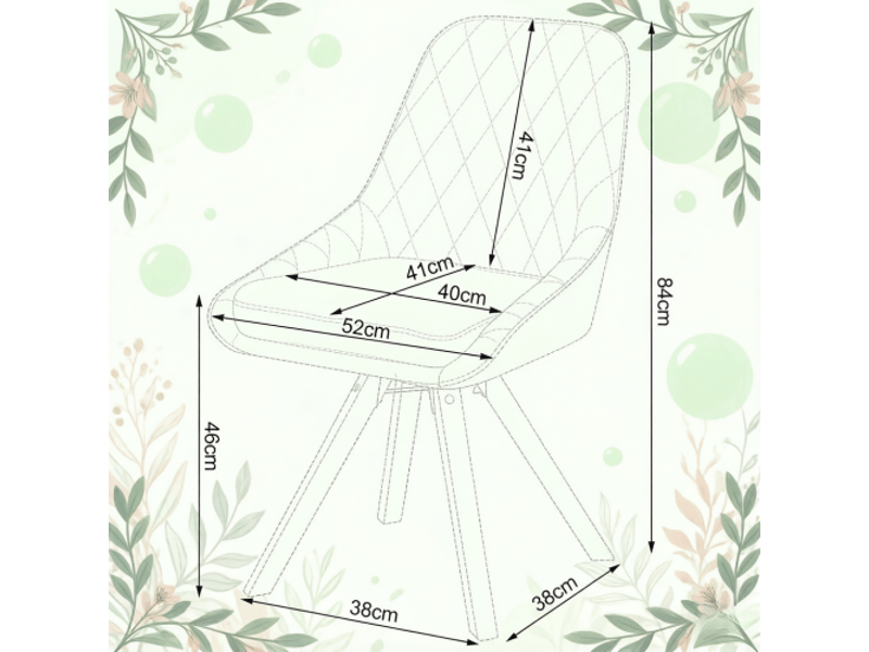  Chaise multifonction pour salle à manger – chaise d'appoint, salon et séjour – lot de 2  - Conforama C