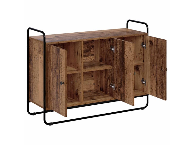 Buffet salon, buffet de rangement bois ancien 102x35x75 cm bois d'ingénierie shl93313 - Conforama C
