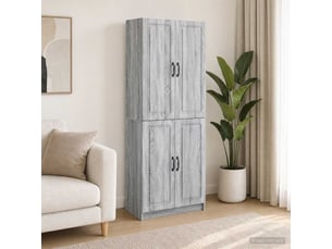 Buffet - ensemble de meubles 2 pc bois d'ingénierie