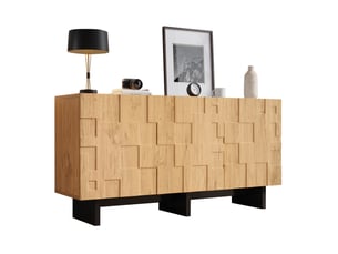 Buffet 3 porte(s) 0 tiroir(s) EVRYAE - 140 cm coloris naturel