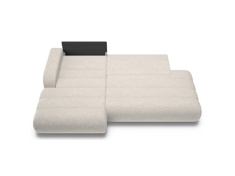 Selsey arione - canapé d'angle convertible - 283 cm - chenille beige clair Arione - Conforama D