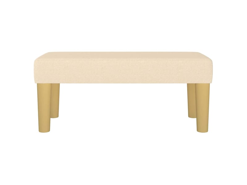  Banc d'entrée, banc d'intérieur crème 70x30x30 cm tissu shl81051  - Conforama C