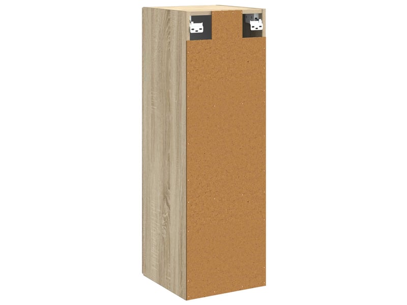 Cabinet salle de bain mural, meuble de rangement chêne sonoma 33x34.5x60 cm shl3848  - Conforama E