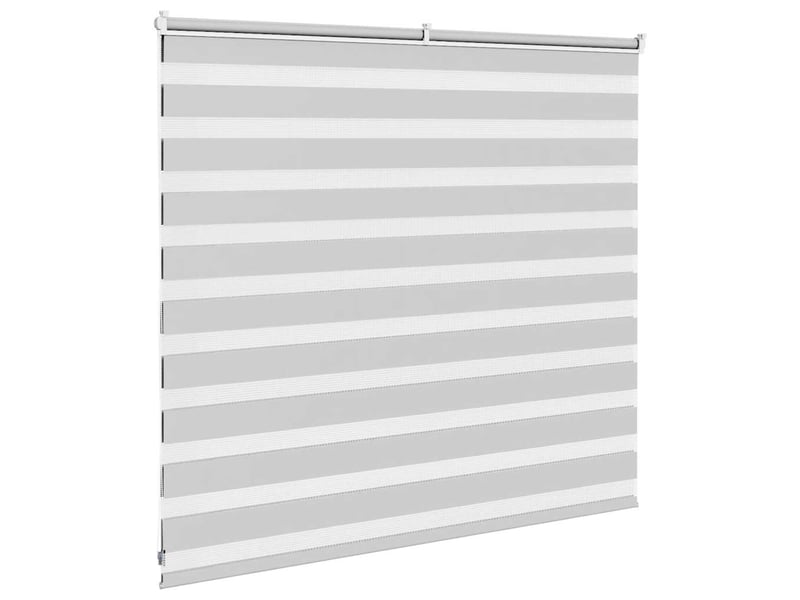  Store zèbre, store de fenêtre gris clair largeur du tissu 155,9 cm polyester cf48483  - Conforama D