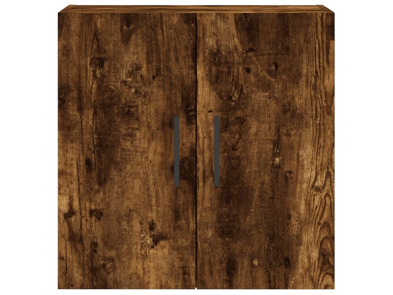  Armoire murale salon, meuble de rangement chêne fumé 60x31x60 cm bois d'ingénierie shl7412  - Conforama E