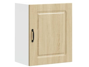 Meuble de rangement, armoire murale de cuisine kalmar en chêne sonoma bois d'ingénierie