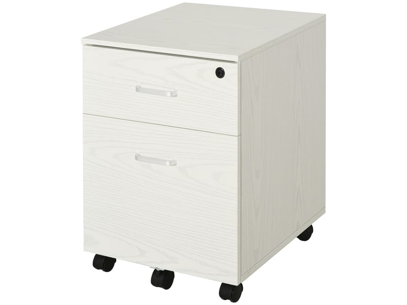  Classeur de bureau à 2 tiroirs avec serrure  - Conforama B