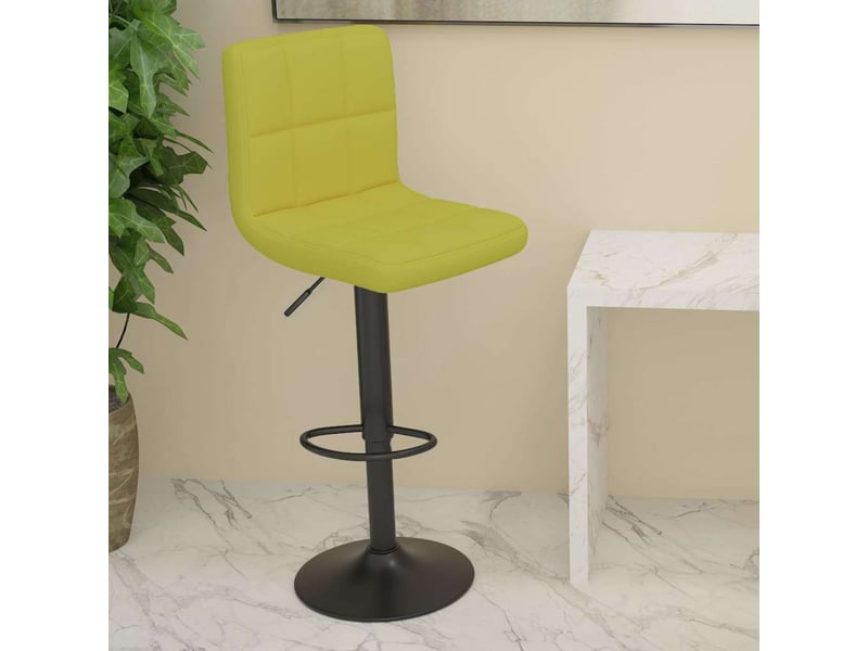  Tabouret de bar, chaise de bar vert tissu  - Conforama B