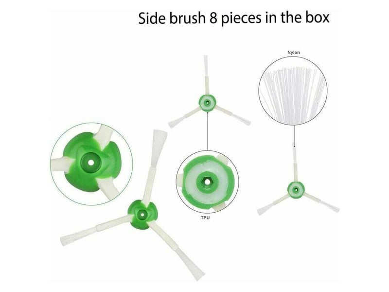  Accessoires de pièces compatibles avec irobot roomba evo i3 i4 i6 i7 i8 i8 +plus e5 e6 e7 i e &amp; j series aspirateurs 2 lots de brosses à  - Conforama D