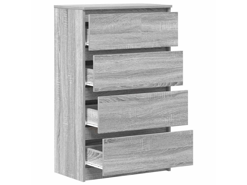  Buffet - bahut - meuble de rangement sonoma gris 60x35x98,5 cm bois d'ingénierie  - Conforama E