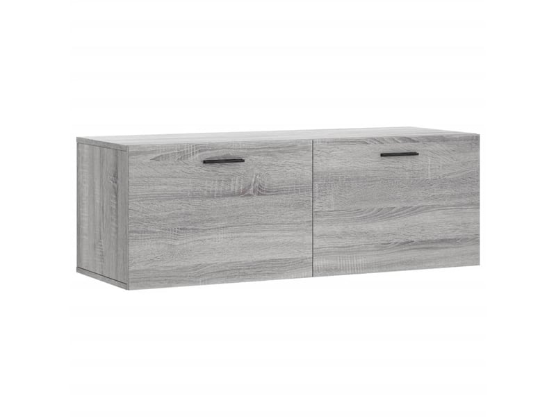  Armoire murale salon, meuble de rangement 100 x 36.5 x 35 cm bois d'ingénierie  - Conforama A