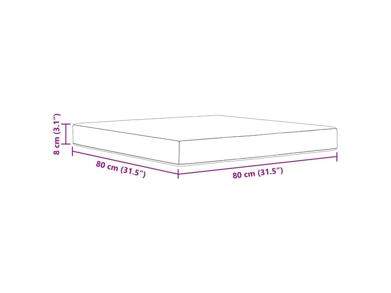  Coussin de canapé d'extérieur, coussin de chaise polyester beige 80 x 80 cm cf54027  - Conforama E
