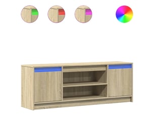 Meuble tv coloris marron 139.5 cm   