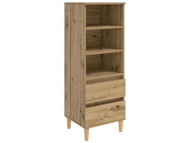  Buffet - haut armoire chêne artisanal 40 x 36 x 110 cm bois d'ingénierie  - Conforama A