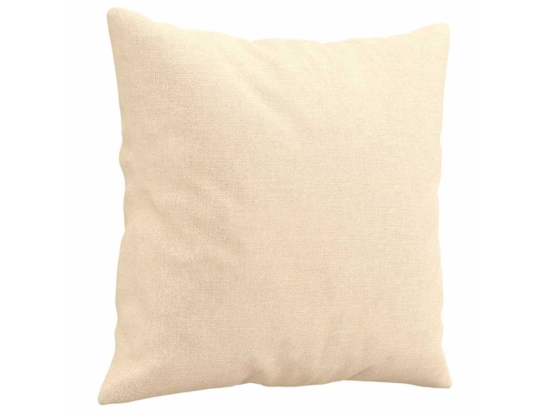  Lot de 2 coussins décoratifs crème 40x40 cm tissu cf60861  - Conforama C