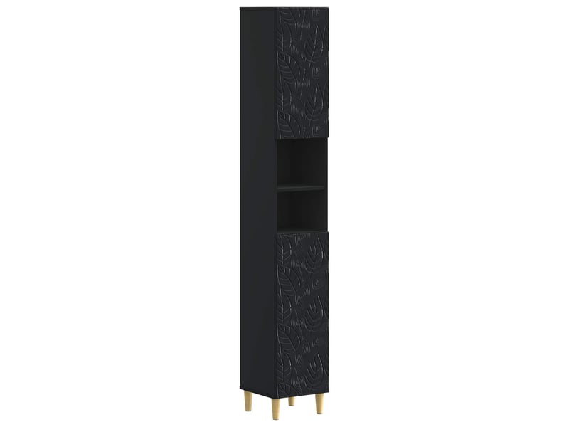  Ensemble de meuble de salle de bain 3 pièces delft noir cf63391  - Conforama C