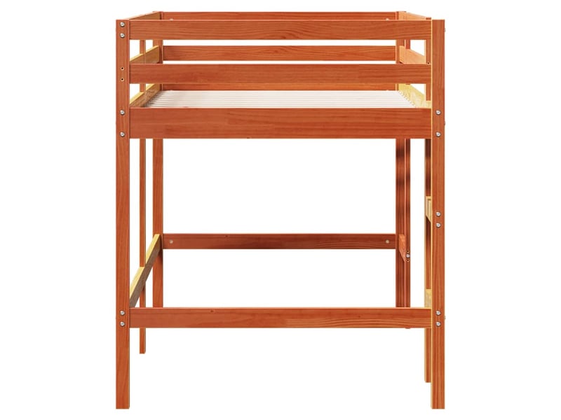  Lit mezzanine d'enfants - lit jeune sans matelas avec échelle 80x200 cm  - Conforama E