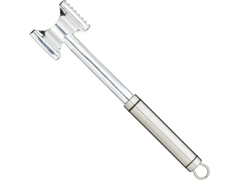  Attendrisseur de viandemarteau à viande en aluminium, manche en acier inoxydable, 28 cm  - Conforama A