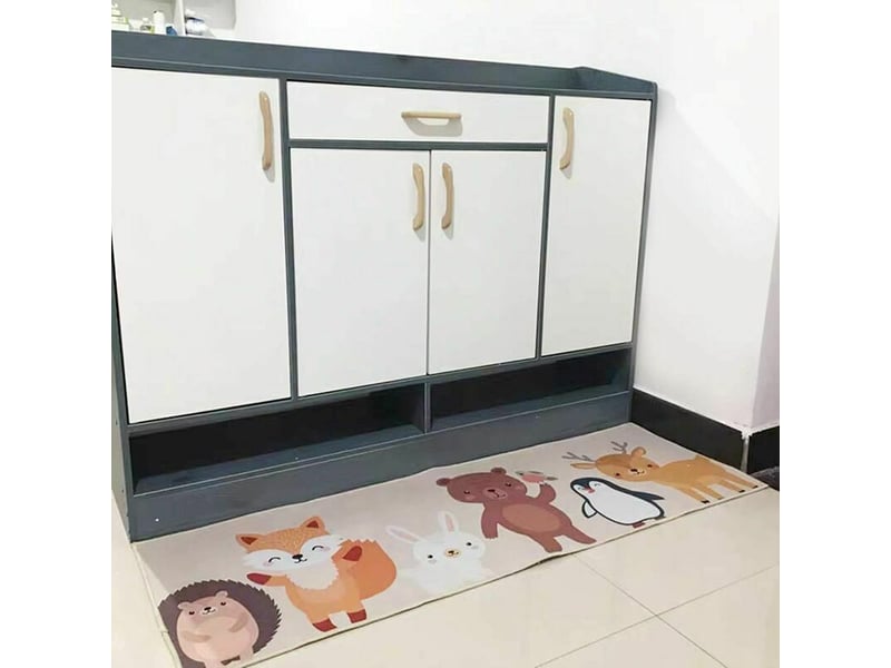  Tapis de jeu bébé tapis enfant chambre lavable antidérapant 80x160cm - renard PA308038JJZJ - Conforama D