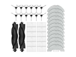 For airzeen r7 airzeen j10 laresar p10 replacement parts accessories main side brush filter mop cloth