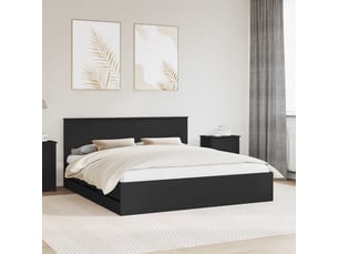 Lit 2 places 180x200 cm coloris noir