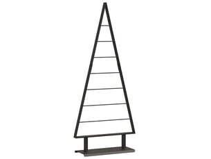 Arbre de noël, sapin de noël en métal noir 125,5 cm acier