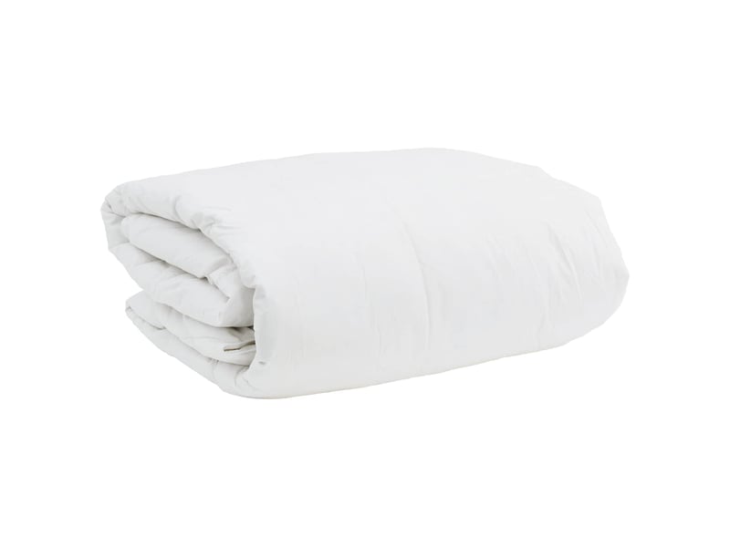  Ensemble de duvet avec oreiller 3 pièces - couette blanc plume de canard  - Conforama D