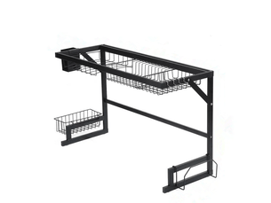 Égouttoir à vaisselle de cuisine 65x52x34cm – en acier inox