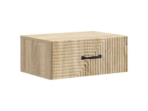 Table de chevet - cabinet de chevet - table de nuit mural chêne sonoma 49 x 34,5 x 20 cm