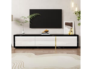 Meuble tv coloris bicolore 260 cm <strong></strong>  <strong></strong>