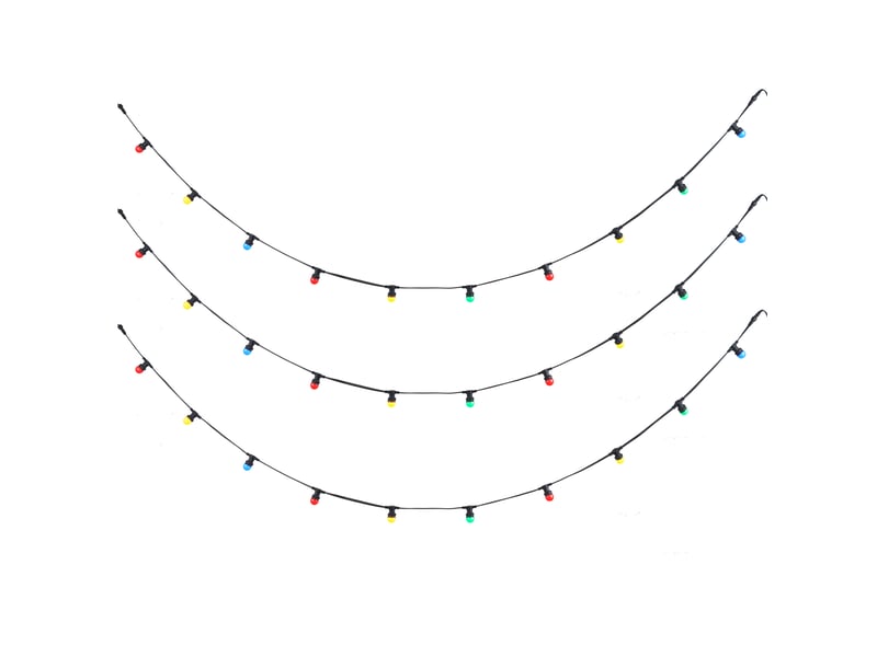  Guirlande lumineuse connectable noire avec prise 14m incl. E27 30 lumières ip64 - lubber  - Conforama A
