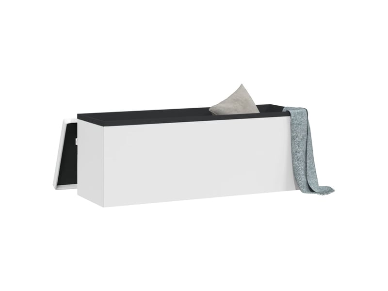  Banc chambre, banc de rangement pliable blanc pvc  - Conforama D