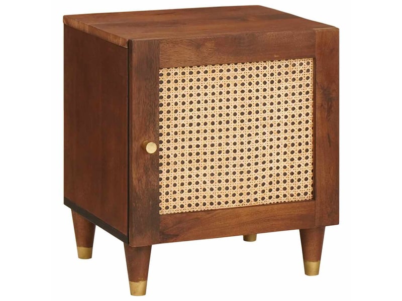  Table de chevet - cabinet de chevet - table de nuit 2 pièces marron 40 x 33,5 x 46 cm  - Conforama A