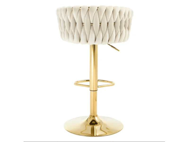  Tabouret de bar élégance 1 pièce, coussin doux, siège confortable, cuisine et café modernes  - Conforama D