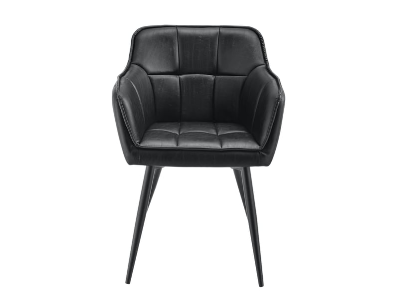  Lot de 4 chaises de salle à manger birmingham 82 x 60 x 59 cm noir [en.casa] Birmingham - Conforama D