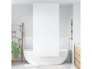 Store enrouleur de douche, store à rouleau 110x240 cm largeur du tissu 106 cm cf44975