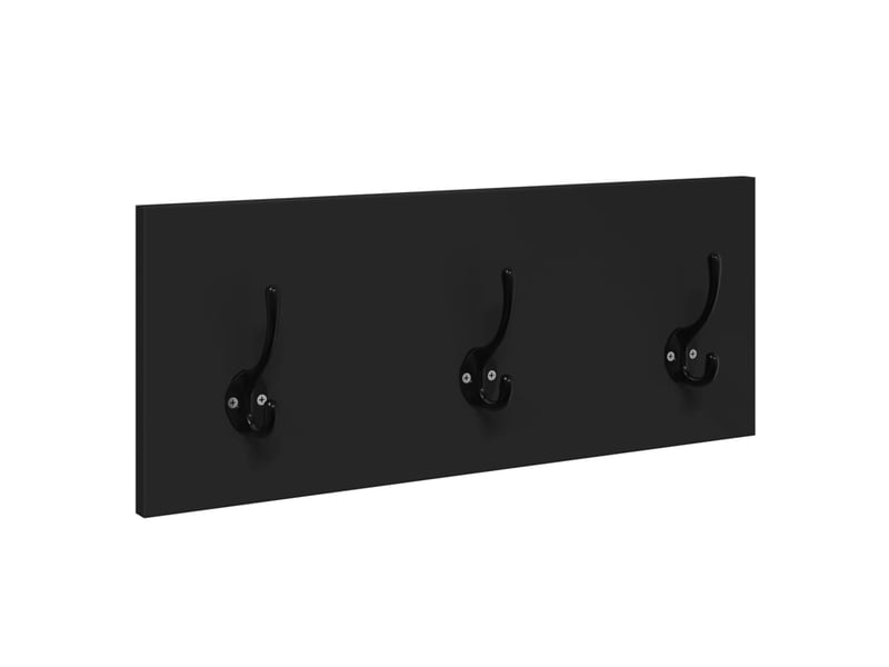  Ensemble de meubles de couloir 4 pcs noir bois d'ingénierie  - Conforama E