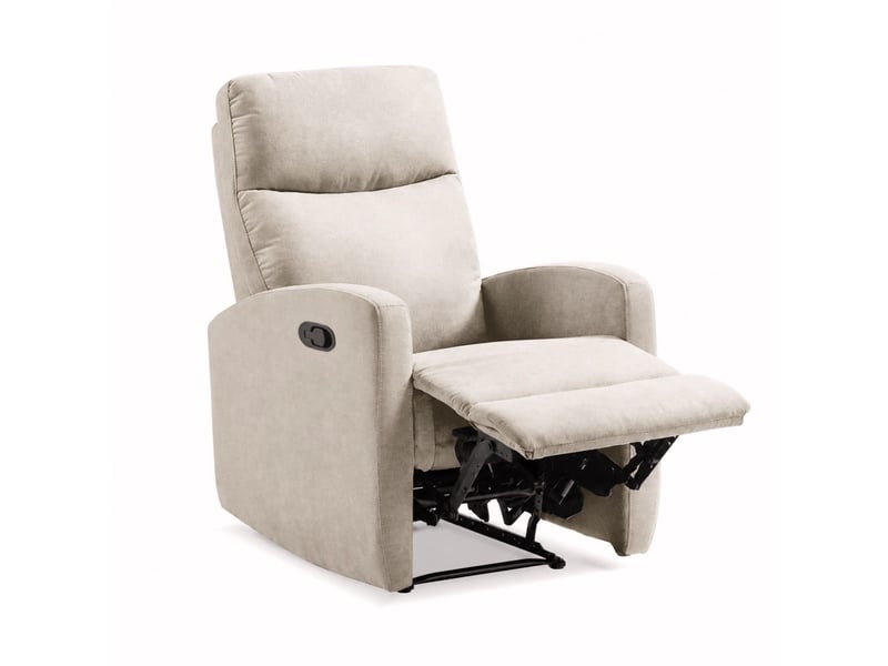  Fauteuil relax manuel tissu waterproof ivoire - merial MERIAL - Conforama C