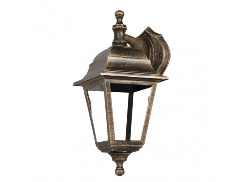  Applique extérieure classique fabrilamp albahaca or vieilli, 1 x e27, ip44, 35 x 15 x 19,7 cm 125861016 - Conforama E