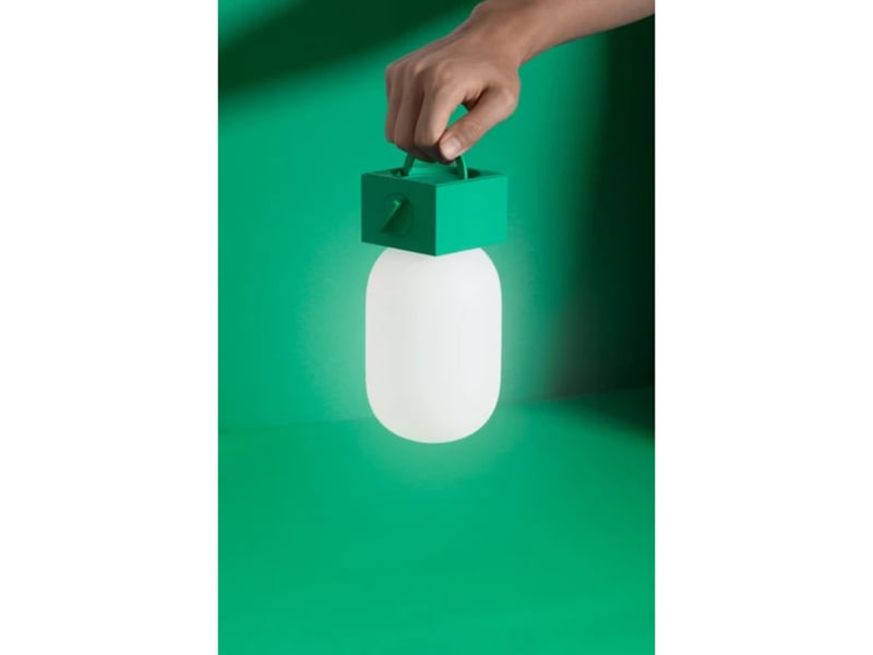  Lampe portable série pop light ipx4 avec batterie externe usb-c et câble native union vert POP-LIGHT-PIN - Conforama C