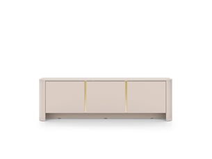 Meuble tv coloris beige 168 cm LOUNGITUDE  SAVIO