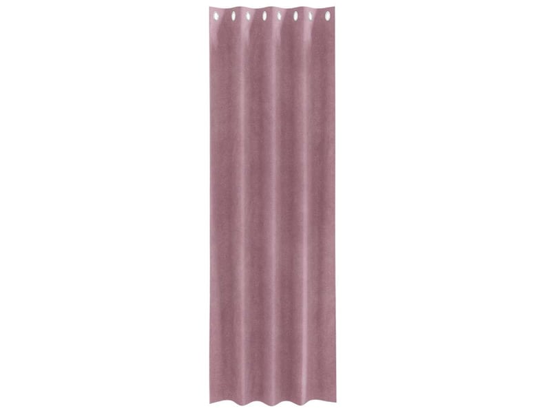  Lot de 2 rideaux, rideaux de fenêtre rose foncé 140 x 260 cm velours cf44116  - Conforama D