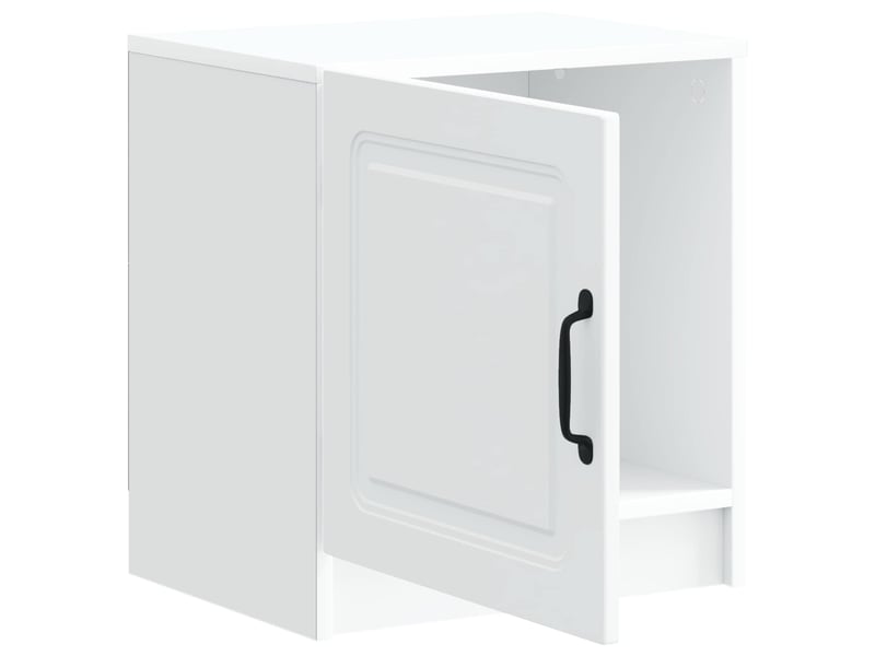  Table de chevet - cabinet de chevet - table de nuit blanc 43 x 34,5 x 47 cm bois d'ingénierie  - Conforama C