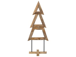 Sapin de noël, arbre de noël marron 149,5 cm bois de teck solide