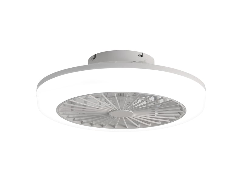 Ventilateur de plafond sans pales 46 cm avec lumière et télécommande homvra - Conforama A