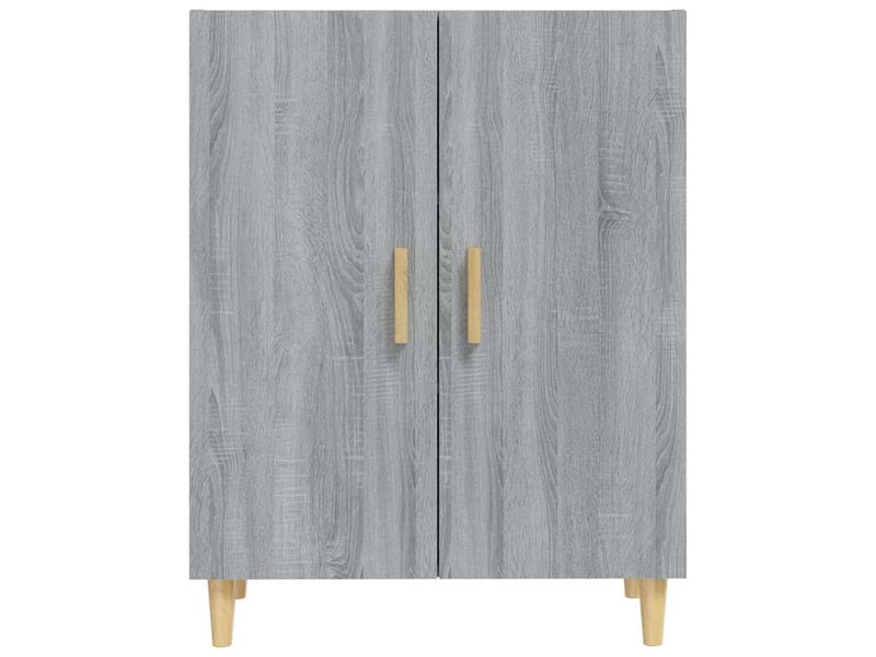  Buffet - bahut - meuble de rangement sonoma gris 70x34x90 cm bois d'ingénierie  - Conforama C