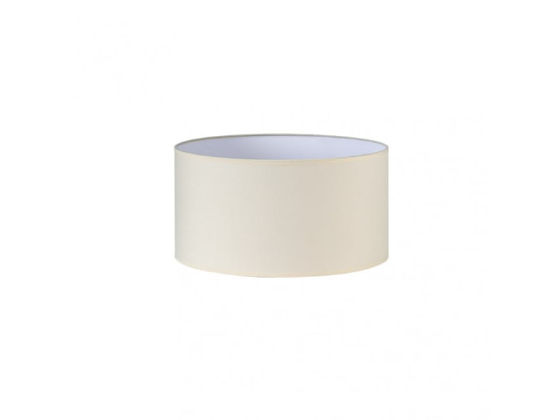  Abat-jour cylindrique fabrilamp dori beige, e27, popeline, ø 35 cm, h 20 cm 176133515 - Conforama A