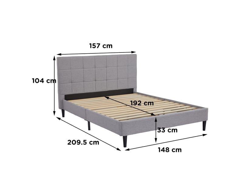 Lit adulte 140x190 cm - Conforama H